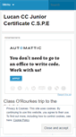Mobile Screenshot of juniorcertificatecspe.wordpress.com