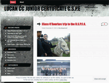 Tablet Screenshot of juniorcertificatecspe.wordpress.com