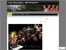 Tablet Screenshot of 5starblogsplash.wordpress.com