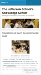 Mobile Screenshot of jeffersonschool.wordpress.com