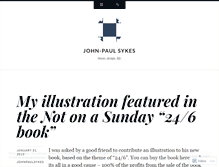 Tablet Screenshot of johnpaulsykes.wordpress.com