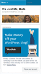 Mobile Screenshot of justmekate.wordpress.com