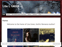 Tablet Screenshot of lisalgreer.wordpress.com