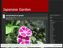 Tablet Screenshot of japanesegarden.wordpress.com