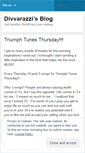 Mobile Screenshot of divvarazzi.wordpress.com