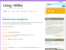Tablet Screenshot of living400lbs.wordpress.com