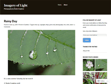 Tablet Screenshot of imageryoflight.wordpress.com