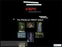 Tablet Screenshot of joepix.wordpress.com