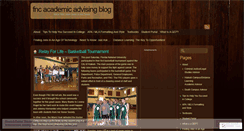 Desktop Screenshot of fncacademicadvising.wordpress.com