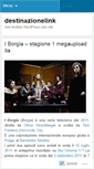 Mobile Screenshot of destinazionelink.wordpress.com