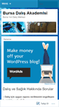 Mobile Screenshot of bursadalis.wordpress.com