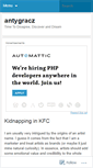 Mobile Screenshot of antygracz.wordpress.com