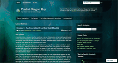 Desktop Screenshot of centraloregonhay.wordpress.com