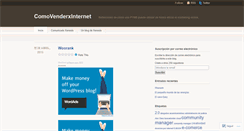Desktop Screenshot of comovenderxinternet.wordpress.com