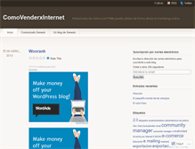 Tablet Screenshot of comovenderxinternet.wordpress.com