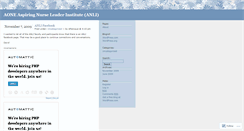 Desktop Screenshot of aoneanli.wordpress.com