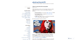 Desktop Screenshot of abstractionshift.wordpress.com