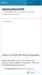 Mobile Screenshot of abstractionshift.wordpress.com
