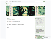 Tablet Screenshot of decolteu.wordpress.com