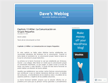 Tablet Screenshot of davidlobato.wordpress.com