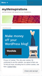 Mobile Screenshot of mylifeinspirations.wordpress.com