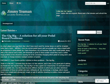 Tablet Screenshot of jimmyyeaman.wordpress.com
