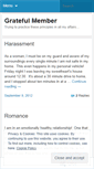 Mobile Screenshot of gr8fulmember.wordpress.com