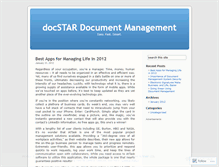 Tablet Screenshot of docstardocument.wordpress.com