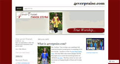 Desktop Screenshot of 4everpraise.wordpress.com