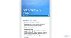 Desktop Screenshot of gordonsbythebeach.wordpress.com