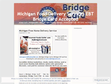 Tablet Screenshot of michiganfooddelivery.wordpress.com