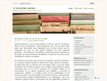 Tablet Screenshot of anuestromodo.wordpress.com