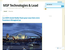 Tablet Screenshot of msptechno.wordpress.com