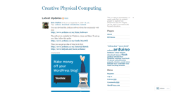 Desktop Screenshot of creativephysicalcomputing.wordpress.com