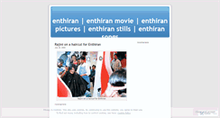 Desktop Screenshot of enthiranmovie.wordpress.com