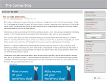 Tablet Screenshot of corvus99.wordpress.com