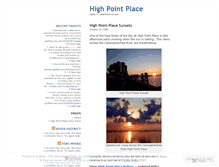 Tablet Screenshot of highpointplace.wordpress.com