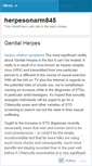 Mobile Screenshot of herpesonarm845.wordpress.com