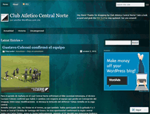 Tablet Screenshot of centralnorte.wordpress.com