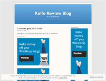 Tablet Screenshot of mrknife.wordpress.com