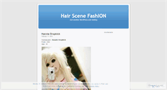 Desktop Screenshot of hairscenefashion.wordpress.com