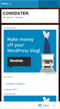 Mobile Screenshot of cowidster.wordpress.com