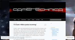 Desktop Screenshot of gametechnica.wordpress.com