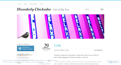 Desktop Screenshot of disorderlychickadee.wordpress.com