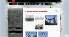 Desktop Screenshot of coasterincorperation.wordpress.com