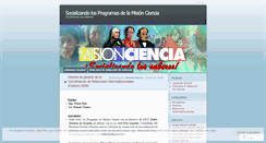 Desktop Screenshot of misionciencia.wordpress.com