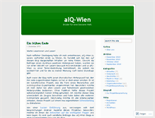 Tablet Screenshot of alqwien.wordpress.com