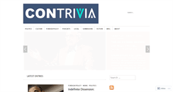 Desktop Screenshot of contrivia.wordpress.com