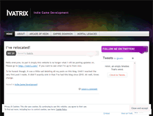 Tablet Screenshot of ivatrixgames.wordpress.com