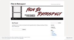 Desktop Screenshot of filminretrospect.wordpress.com
